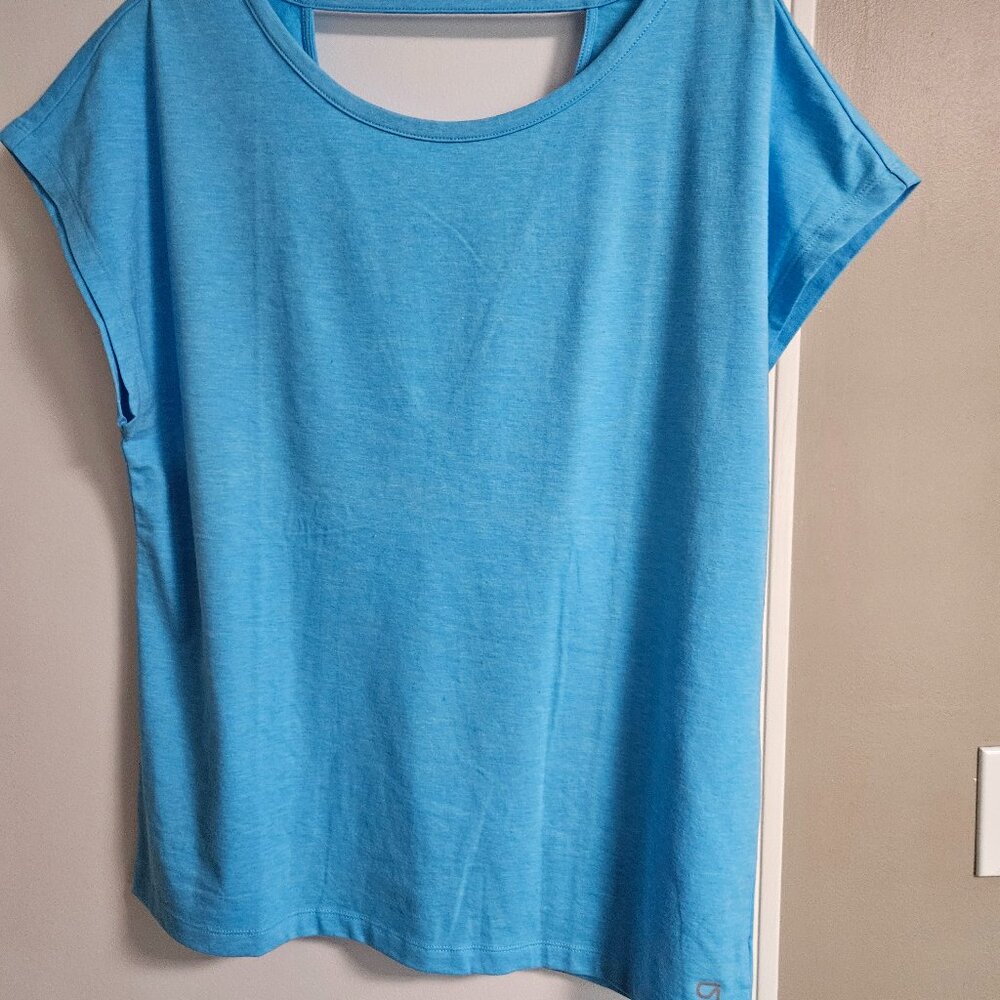 Gap Athletic T - Back V Detail, Light Blue, Size L